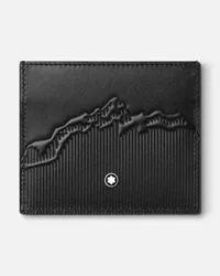 Montblanc Porta Carte 3 Scomparti Meisterstück - Custodie Carte - Nero Nero