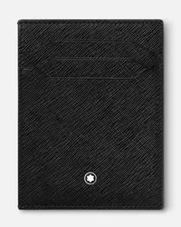 Montblanc Porta Carte Montblanc Sartorial Con 4 Scomparti E Porta Documento D’identità - Portacarte - Nero Nero