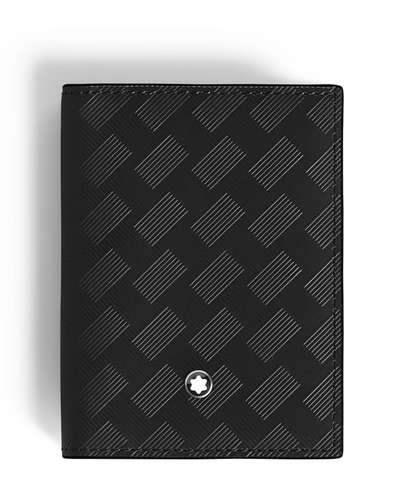 Montblanc Portacarte 4 Tasche in Pelle Extreme - Kaki | Nero - Pellame - MB222470 - Porta Carte Kaki