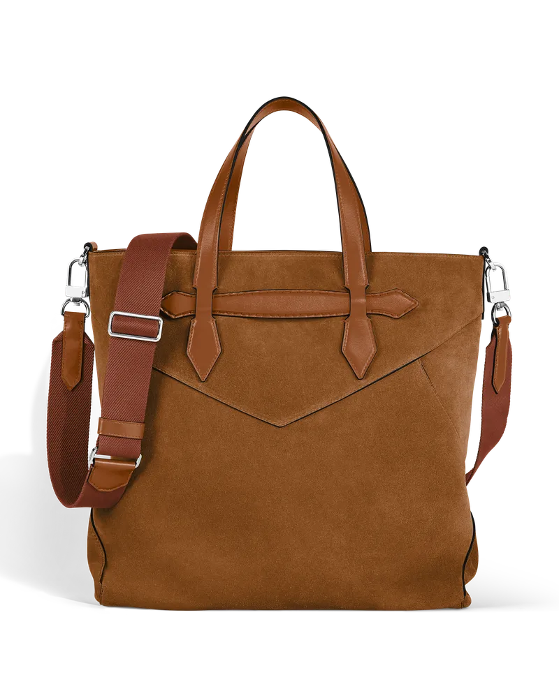 Montblanc Tote Montblanc Envelope - Caramello - Pellame - MB221672 - Tote Bag Caramello
