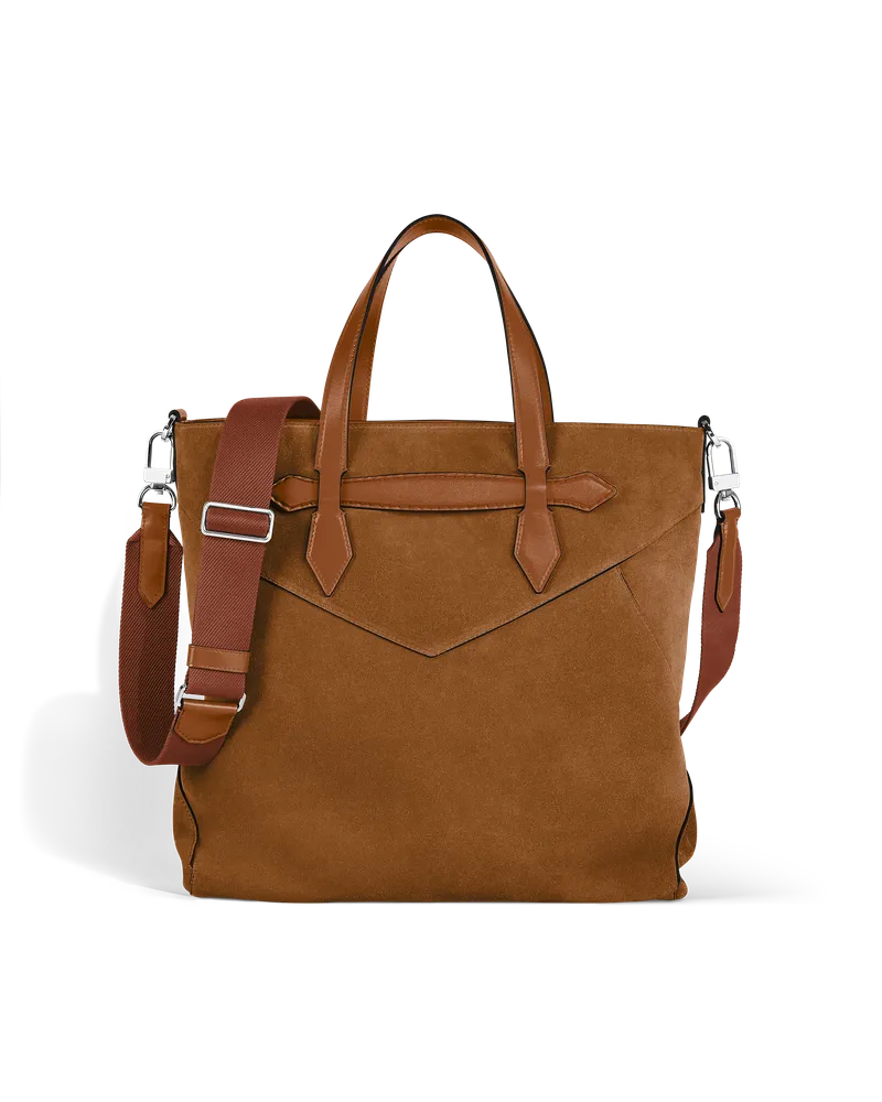 Montblanc Tote Montblanc Envelope - Caramello - Pellame - MB221672 - Tote Bag Caramello