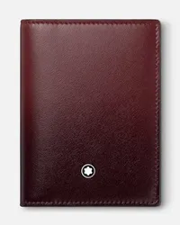 Montblanc Porta Carte 4 Scomparti Meisterstück - Portacarte - Rosso Rosso