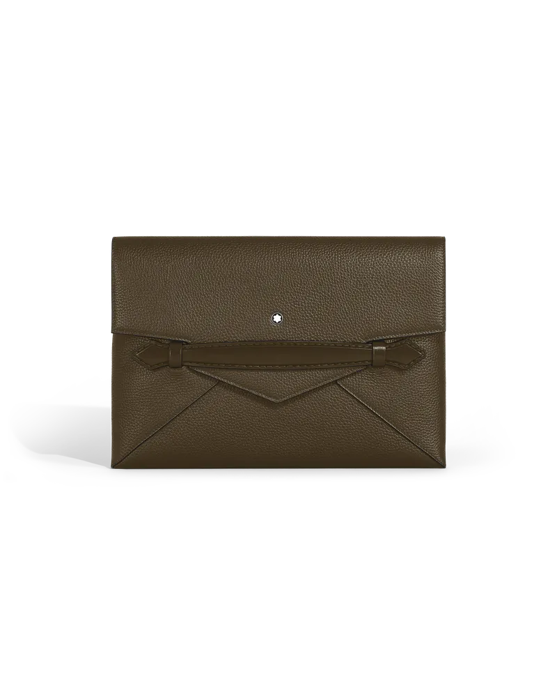 Montblanc Pochette Portadocumenti Montblanc Envelope - Nero - Pellame - MB220215 - Portadocumenti Nero