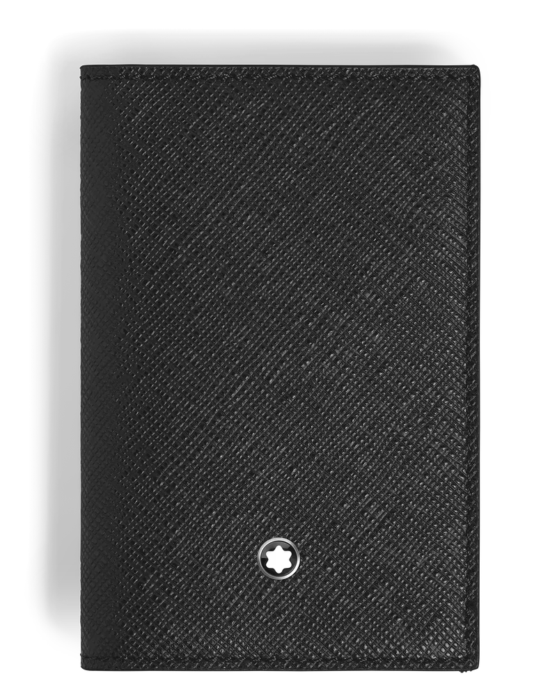 Montblanc Portacarte 2 Tasche in Pelle Sartorial - Nero - Pellame - MB223041 - Porta Carte Nero