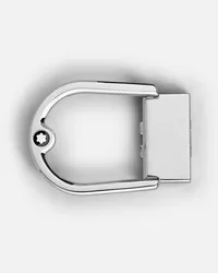 Montblanc Fibbia A Ferro Di Cavallo 35 Mm - Belt Buckle - Argento Argento