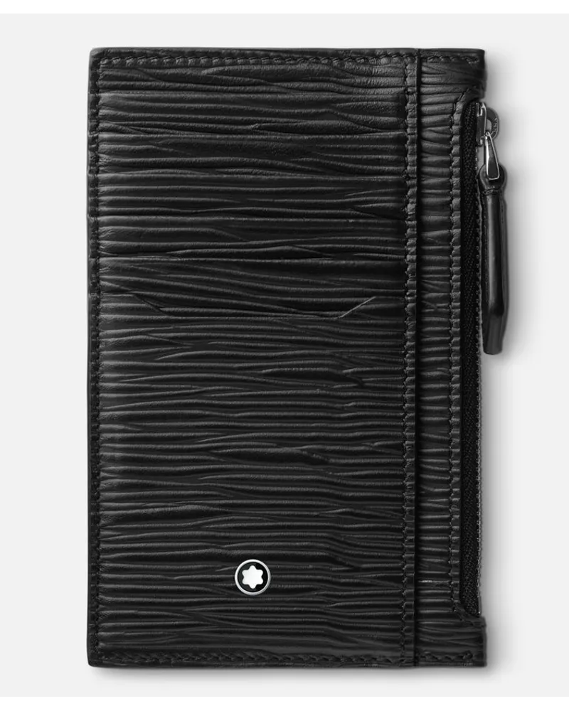 Montblanc Porta Carte 8 Scomparti  4810 Con Tasca Con Cerniera - Portacarte - Nero Nero
