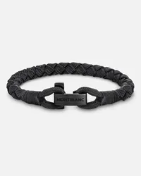 Montblanc Bracciale Montblanc Con Chiusura A T - Bracciali - Nero Nero