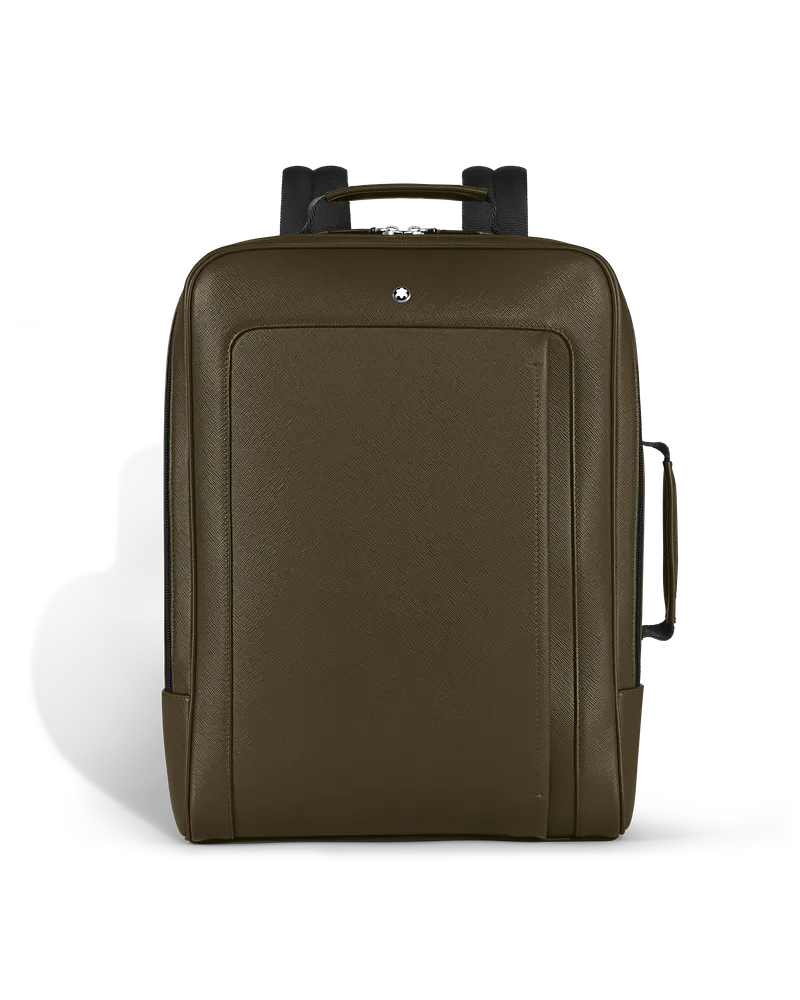 Montblanc Zaino Rettangolare Montblanc Companion - Kaki - Pellame - MB221552 - Zaini Kaki