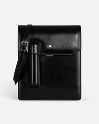 Montblanc Messenger Bag Meisterstück Con Portapenne - Borse A Tracolla - Nero Nero