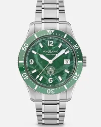 Montblanc Montblanc 1858 Ice Sea Automatic Date - Orologi Da Polso - Verde Verde