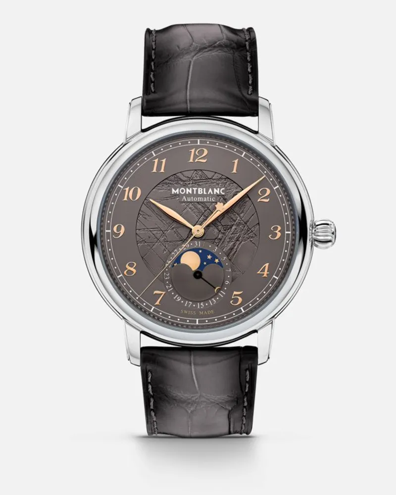 Montblanc Montblanc Star Legacy Moonphase 42 Mm Edizione Limitata - 1786 Esemplari - Orologi Da Polso - Grigio Grigio
