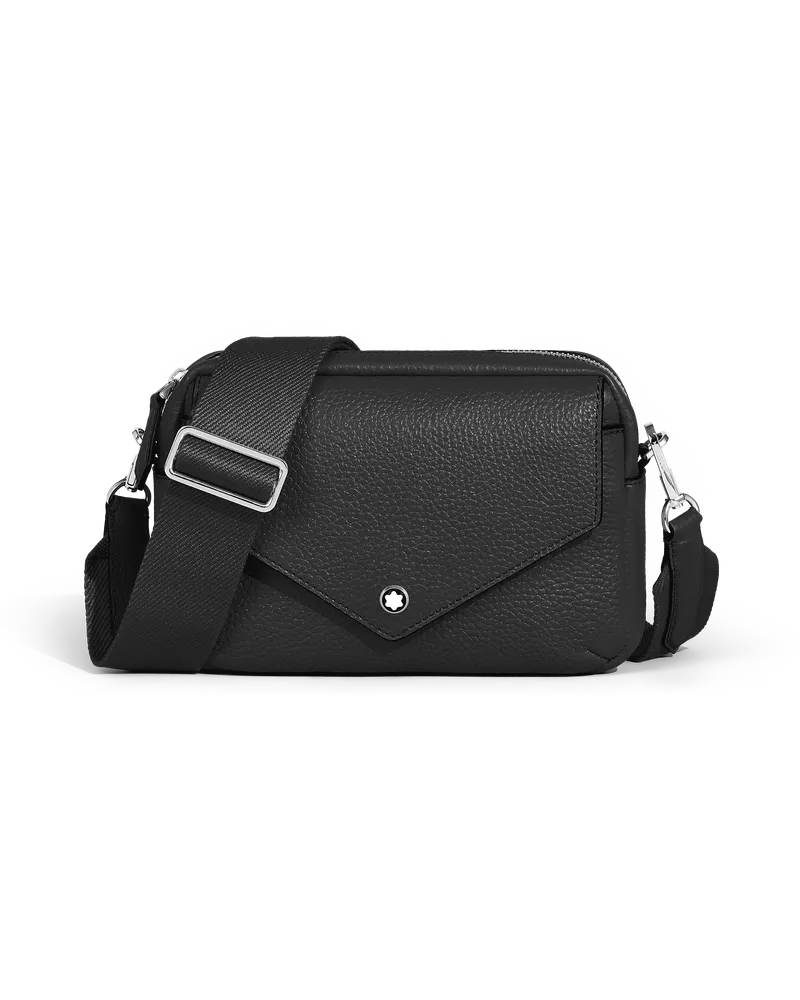 Montblanc Borsa a Tracolla Piccola Montblanc Companion - Nero - Pellame - MB222879 - Messenger Bag Nero