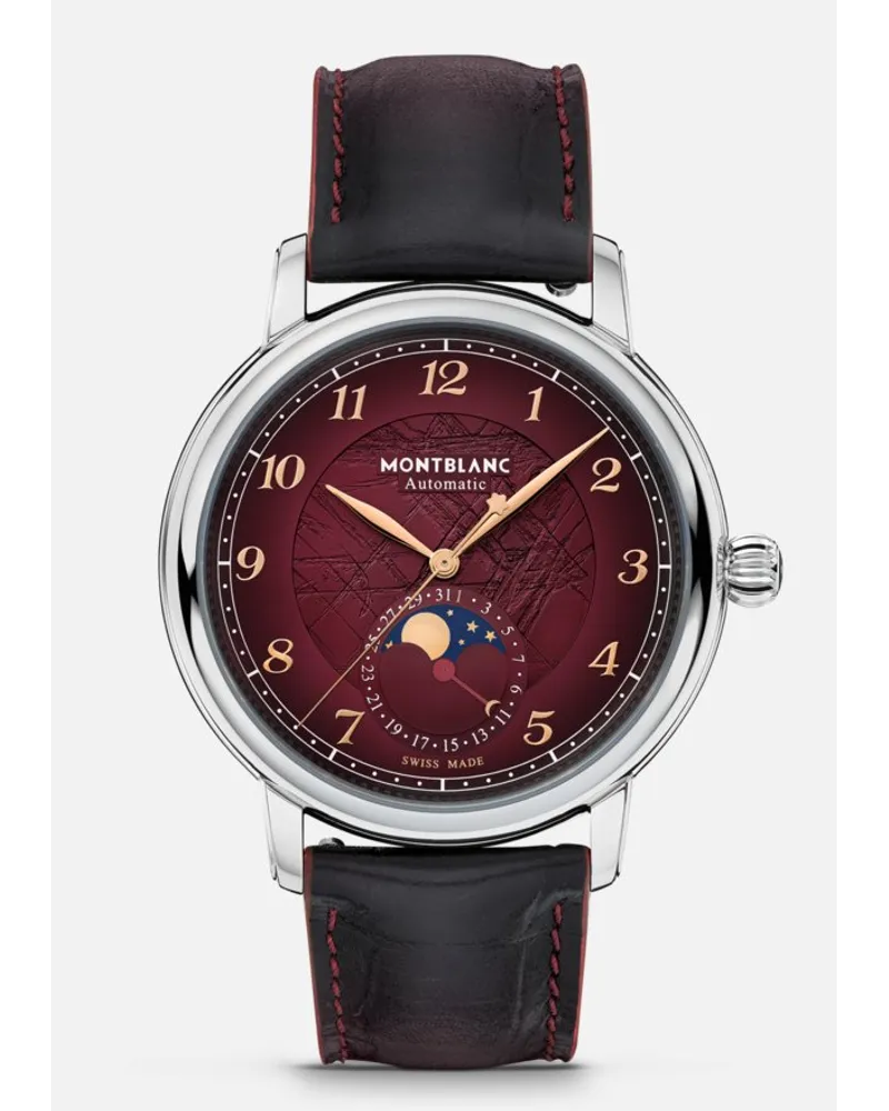 Montblanc Montblanc Star Legacy Moonphase 42 Mm Edizione Limitata - 1786 Esemplari - Orologi Da Polso - Rosso Rosso