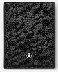 Montblanc Portafoglio Mini 4 Scomparti Montblanc Sartorial - Portafogli Compatti - Nero Nero