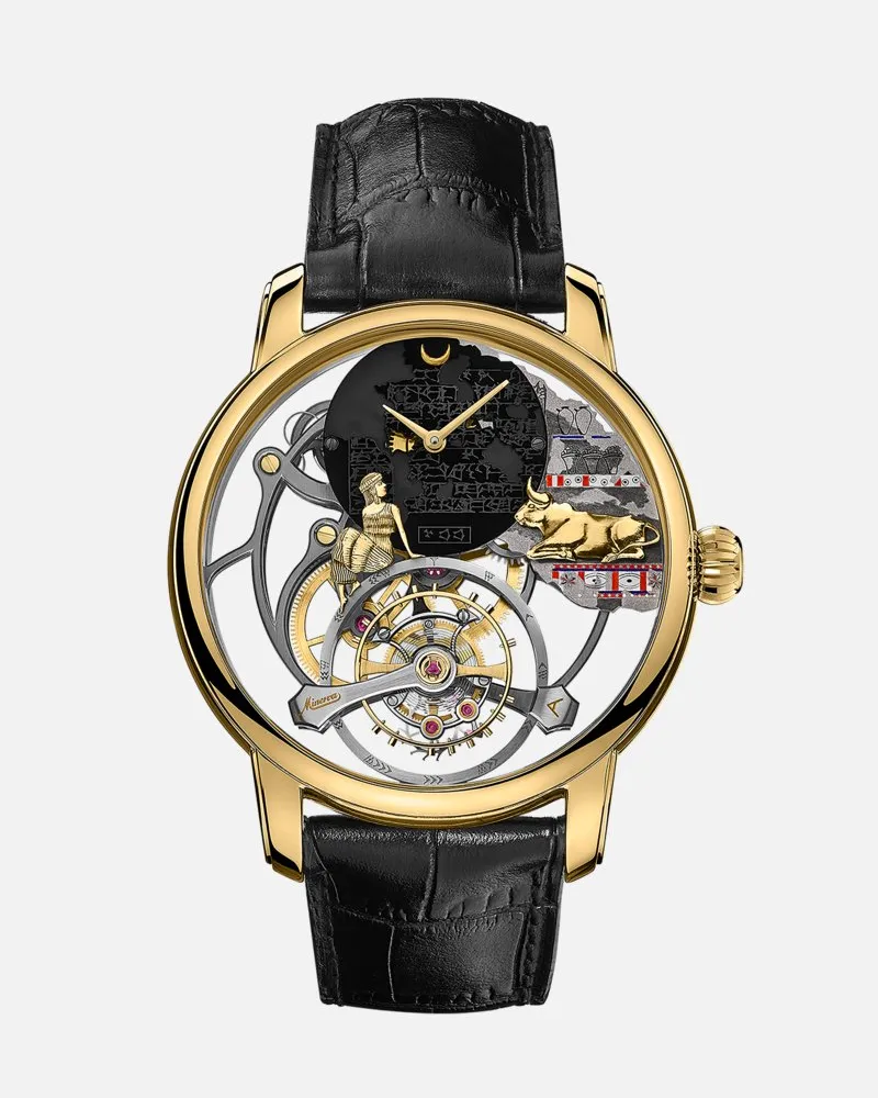 Montblanc Montblanc Star Legacy Exo Tourbillon Skeleton Enheduanna Edizione Limitata – 10 Esemplari - Orologi Da Polso - Oro Oro