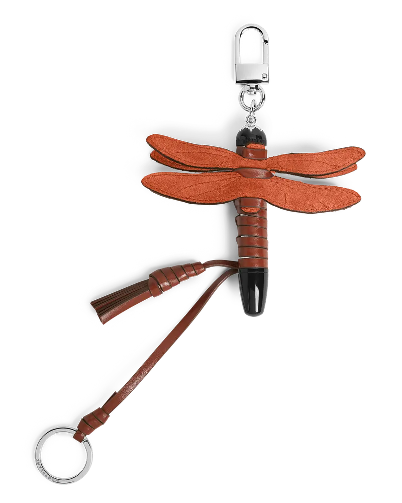 Montblanc Charm per Borsa Libellula - Tramonto/Marrone - Pellame - MB223477 - Accessori Per Borse Tramonto