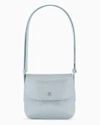 Giorgio Armani OFFICIAL STORE Borsa La Prima In Raso E Strass Azzurro