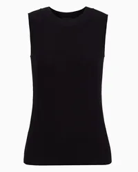 Giorgio Armani OFFICIAL STORE Top In Tessuto Ottoman Nero