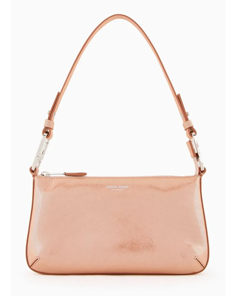 Giorgio Armani OFFICIAL STORE Borsa A Mano Media La Prima Soft In Nabuk Brillante Rosa