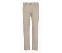OFFICIAL STORE Pantalone 5 Tasche Regular Fit In Cotone Stretch