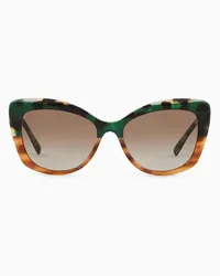 Giorgio Armani OFFICIAL STORE Occhiali Da Sole Donna Forma Cat-eye Verde