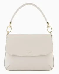 Giorgio Armani OFFICIAL STORE Borsa A Mano Media La Prima Soft In Nappa Bianco