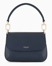 Giorgio Armani OFFICIAL STORE Baguette Piccola La Prima Soft In Nappa Blu