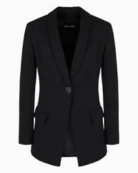 Giorgio Armani OFFICIAL STORE Giacca Monopetto In Lana Vergine Nero