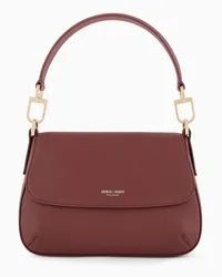 Giorgio Armani OFFICIAL STORE Borsa A Mano Piccola La Prima Soft In Pelle Granata Asv Bordeaux