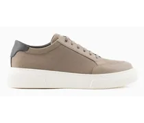 OFFICIAL STORE Sneakers In Canvas E Pelle