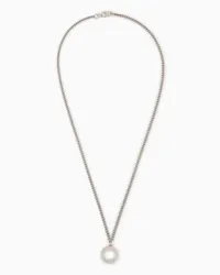 Giorgio Armani OFFICIAL STORE Collana In Argento 925 Con Pendente Argento