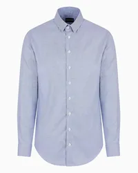 Giorgio Armani OFFICIAL STORE Camicia Regular Fit In Seta Stampata Fantasia