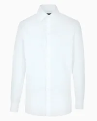 Giorgio Armani OFFICIAL STORE Camicia In Cotone Luxury Bianco