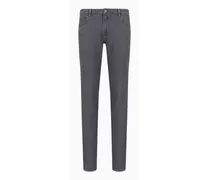 OFFICIAL STORE Pantalone 5 Tasche Slim Fit In Denim Di Cotone Stretch