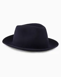 Giorgio Armani OFFICIAL STORE Cappello In Lana Blu