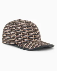 Giorgio Armani OFFICIAL STORE Cappello Baseball In Cotone Stampato Fantasia