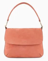 Giorgio Armani OFFICIAL STORE Borsa A Mano Media La Prima Soft In Suede Rosa