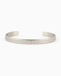 Giorgio Armani OFFICIAL STORE Bracciale Rigido In Argento 925 Argento