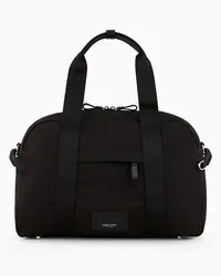 Giorgio Armani OFFICIAL STORE Borsone Piccolo In Nylon Asv Nero