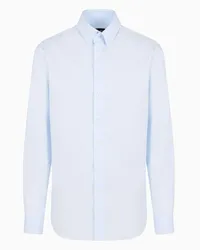 Giorgio Armani OFFICIAL STORE Camicia Regular Fit In Cotone A Righe Fantasia