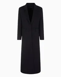 Giorgio Armani OFFICIAL STORE Cappotto Lungo In Cashmere Double Blu