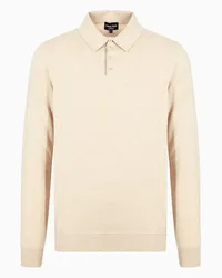 Giorgio Armani OFFICIAL STORE Polo A Maniche Lunghe In Cashmere Beige