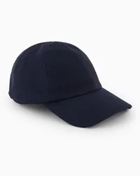 Giorgio Armani OFFICIAL STORE Cappello Baseball In Tessuto Tecnico Blu