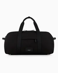 Giorgio Armani OFFICIAL STORE Borsone Medio In Nylon Asv Nero