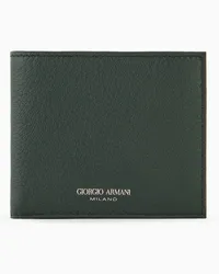 Giorgio Armani OFFICIAL STORE Portafoglio Bifold In Pelle Verd