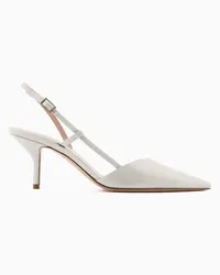 Giorgio Armani OFFICIAL STORE Slingback In Pelle Grigio