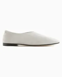 Giorgio Armani OFFICIAL STORE Slip-on In Suede Grigio