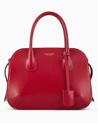 Giorgio Armani OFFICIAL STORE Bauletto Piccolo La Prima In Pelle Palmellata Rosso