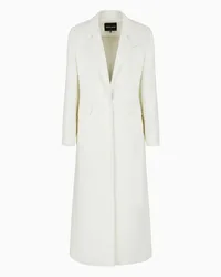 Giorgio Armani OFFICIAL STORE Cappotto Lungo In Cashmere Double Bianco