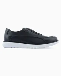 Giorgio Armani OFFICIAL STORE Sneakers In Cervo Blu